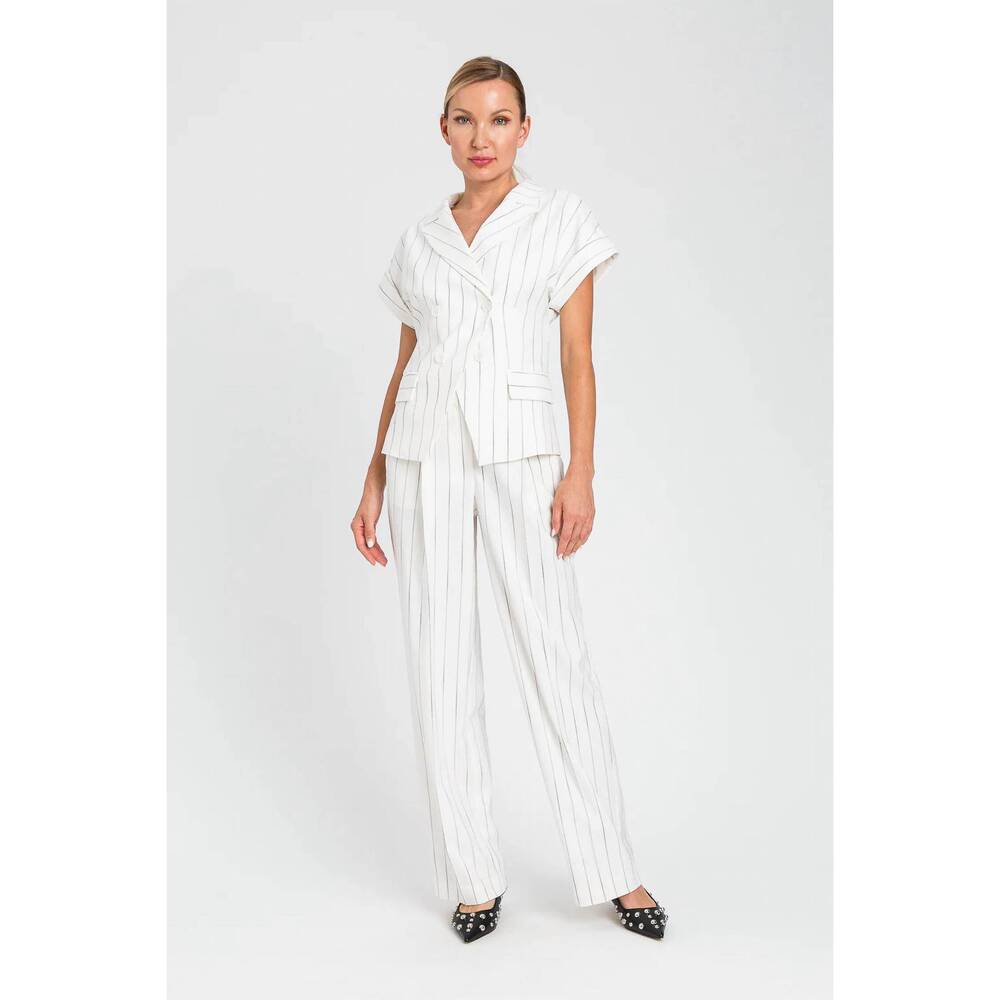 NEW TWINSET marais tailored pant in off white